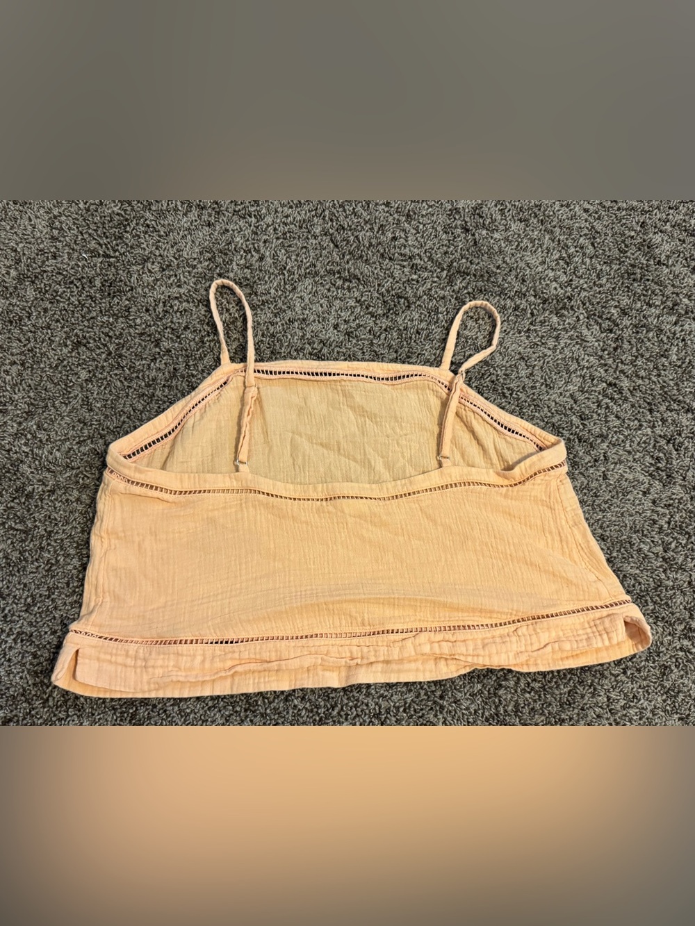 Soma Cotton Gauze Pajama Set| Peach| Cami-XL/ Bottoms-L - Picture 4 of 7